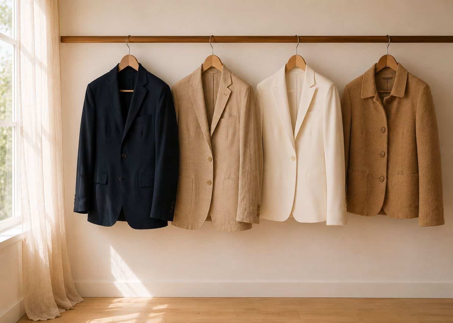 Have your blazers dry-cleaned at a professional dry cleaner